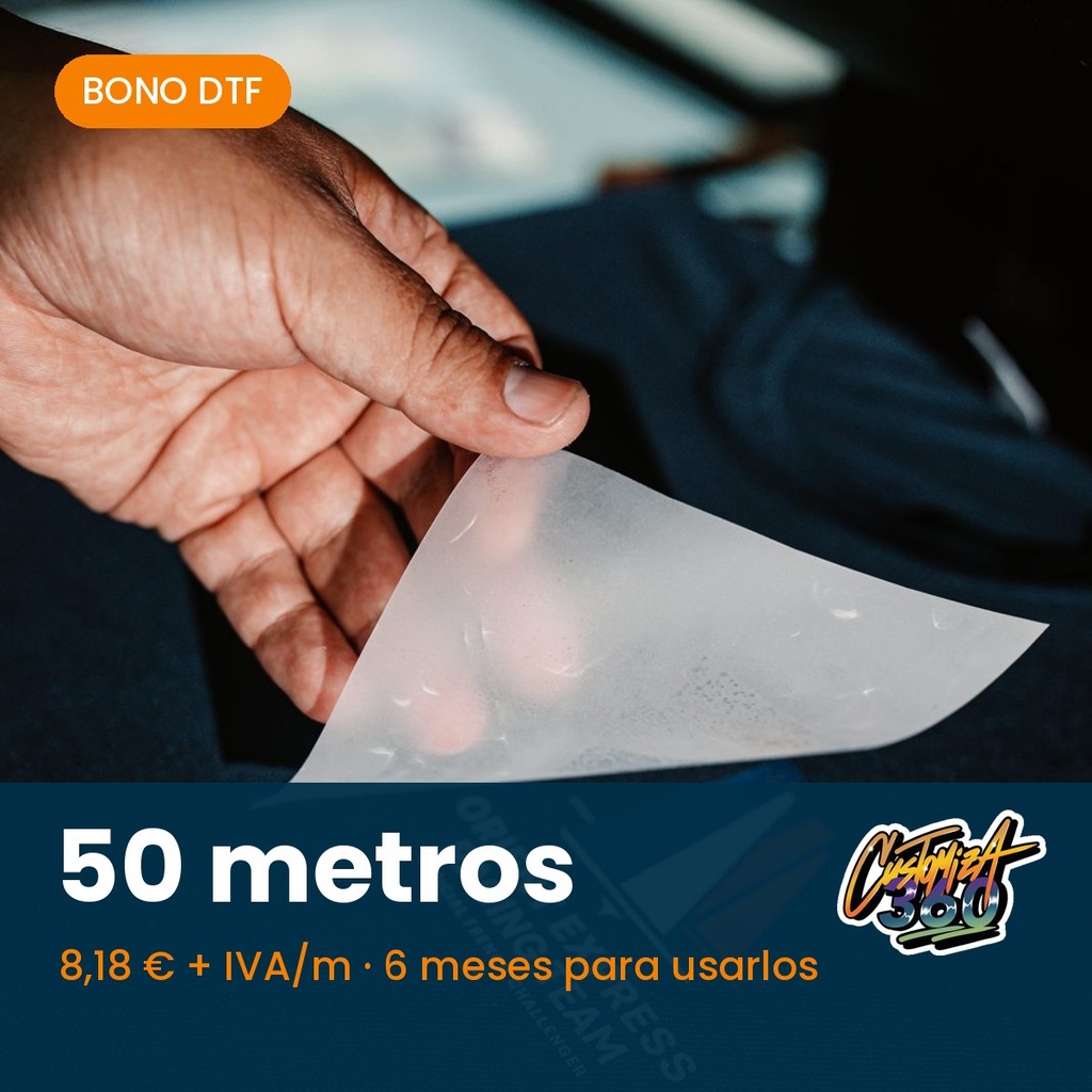 Bono 50 metros DTF